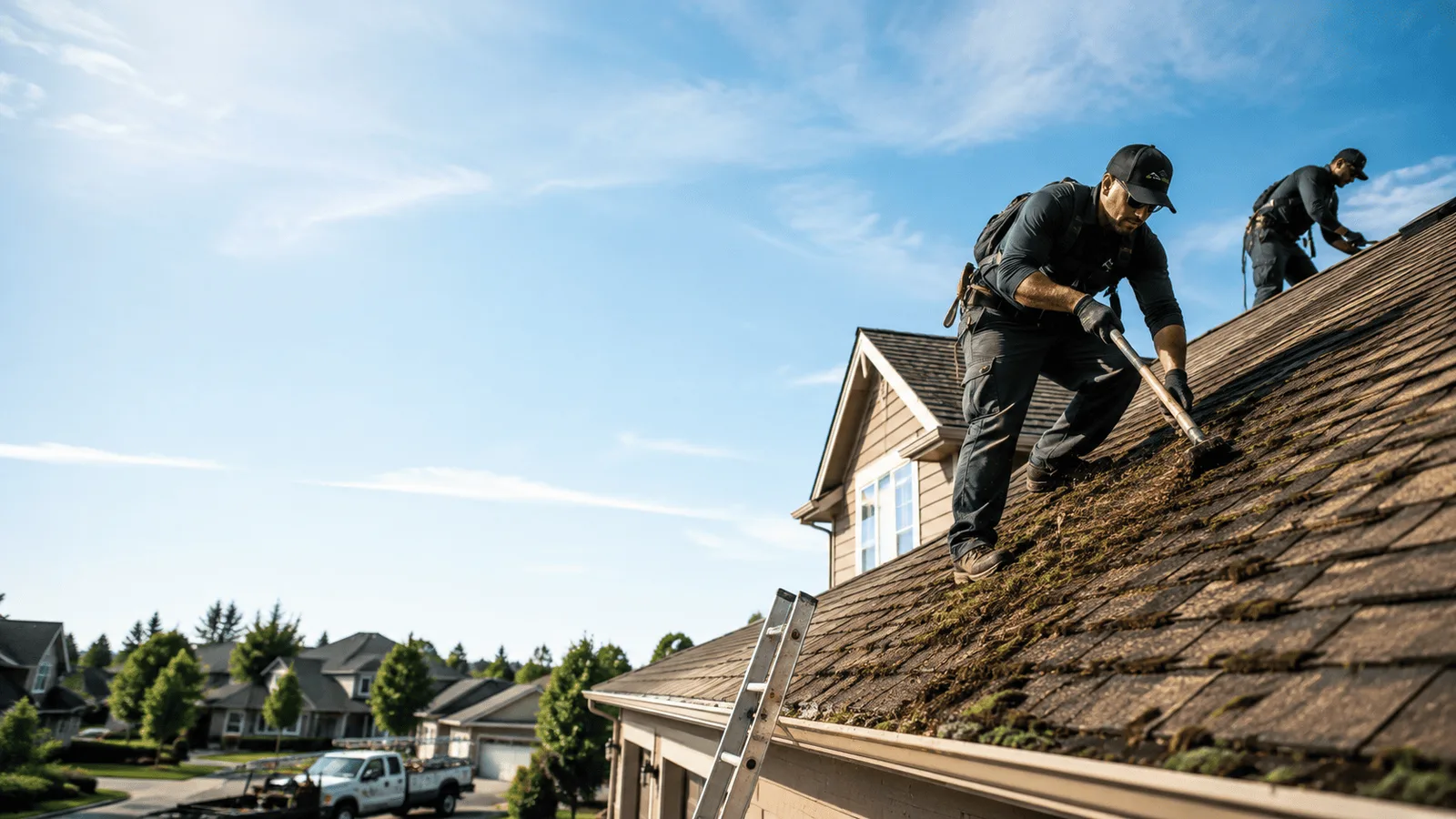 Roof Moss Removal in Mequon, WI near me